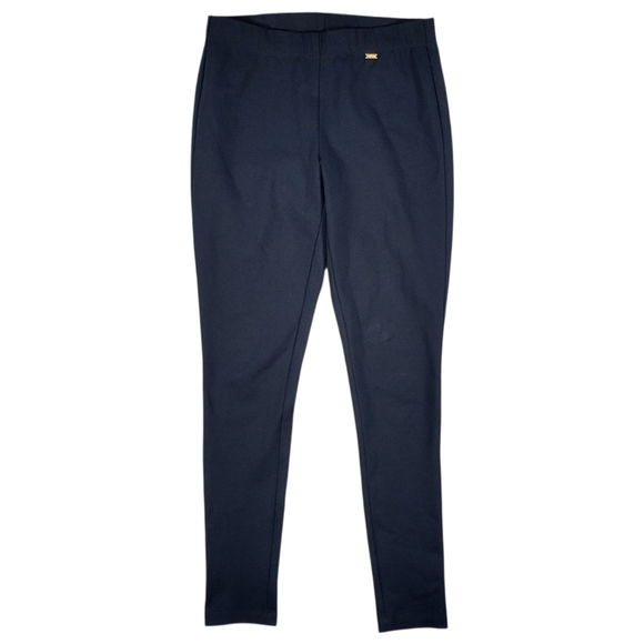 St. John Pants - St. John Ankle Leggings Womens P Black Knit Pull On Pants‎ Casual Basics Classic